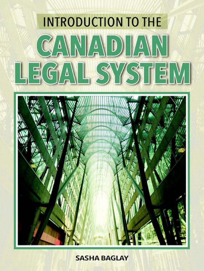 Introduction to Canadian Legal System 16th 16E