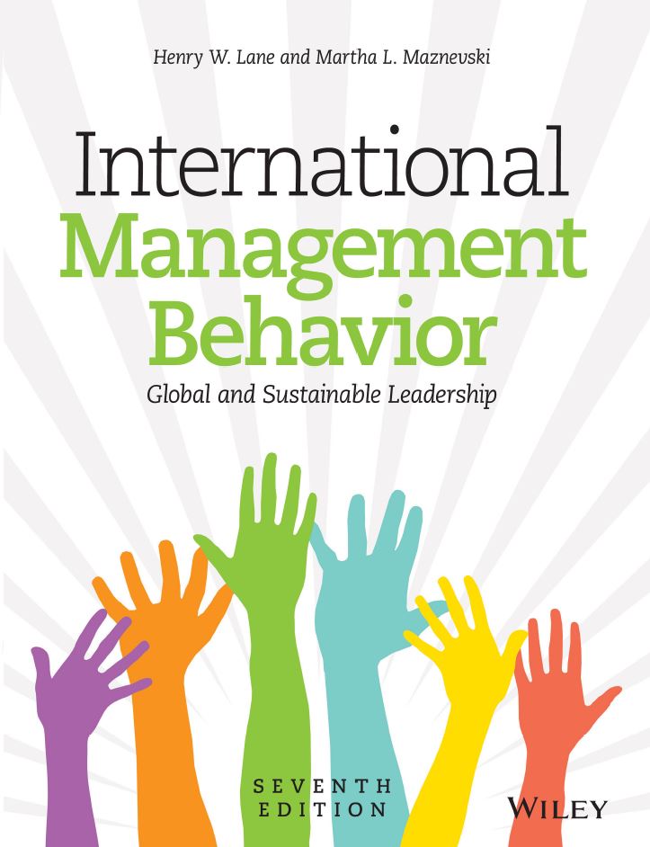International Management Behavior 7th 7E Lane
