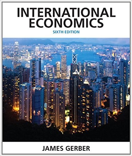 International Economics 6th by James Gerber