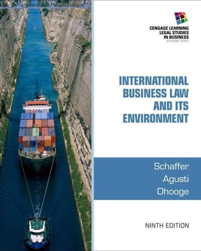 International Business Law And Its Environment 9Th