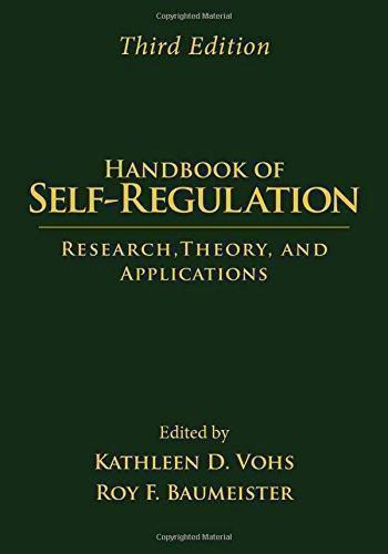 Handbook Of Self Regulation Third Research Theory And Applications 3Rd