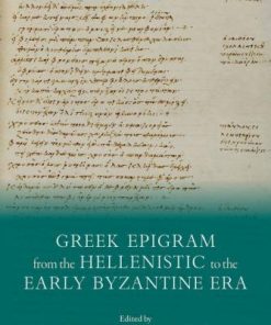 Greek Epigram From The Hellenistic To The Early