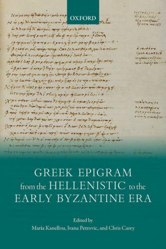 Greek Epigram From The Hellenistic To The Early