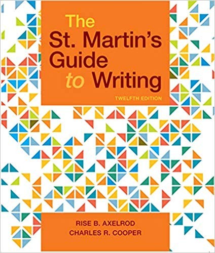 The St Martin8217s Guide to Writing 12th