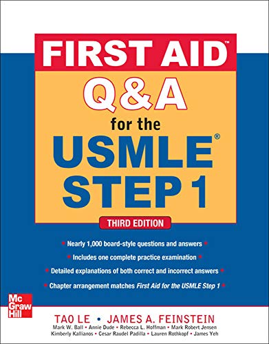First Aid Q038A for the USMLE Step 1 Third