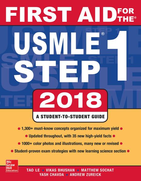 First Aid for the USMLE Step 1 2018 28th 28E Tao Le
